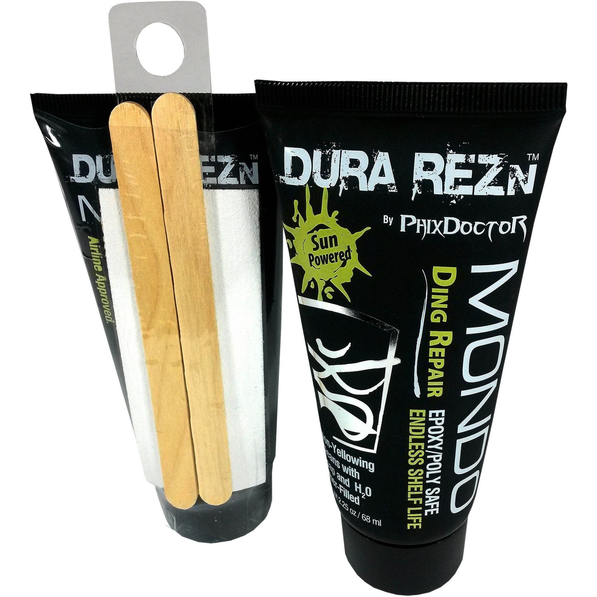 Phix Doctor Dura Rez Sunpowered Fibre Filled Surfboard Repair Solution 2oz PHD-009 - Clear